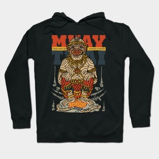 Muay Thai Tattoo Hanuman The Art of Eight Limbs Hoodie